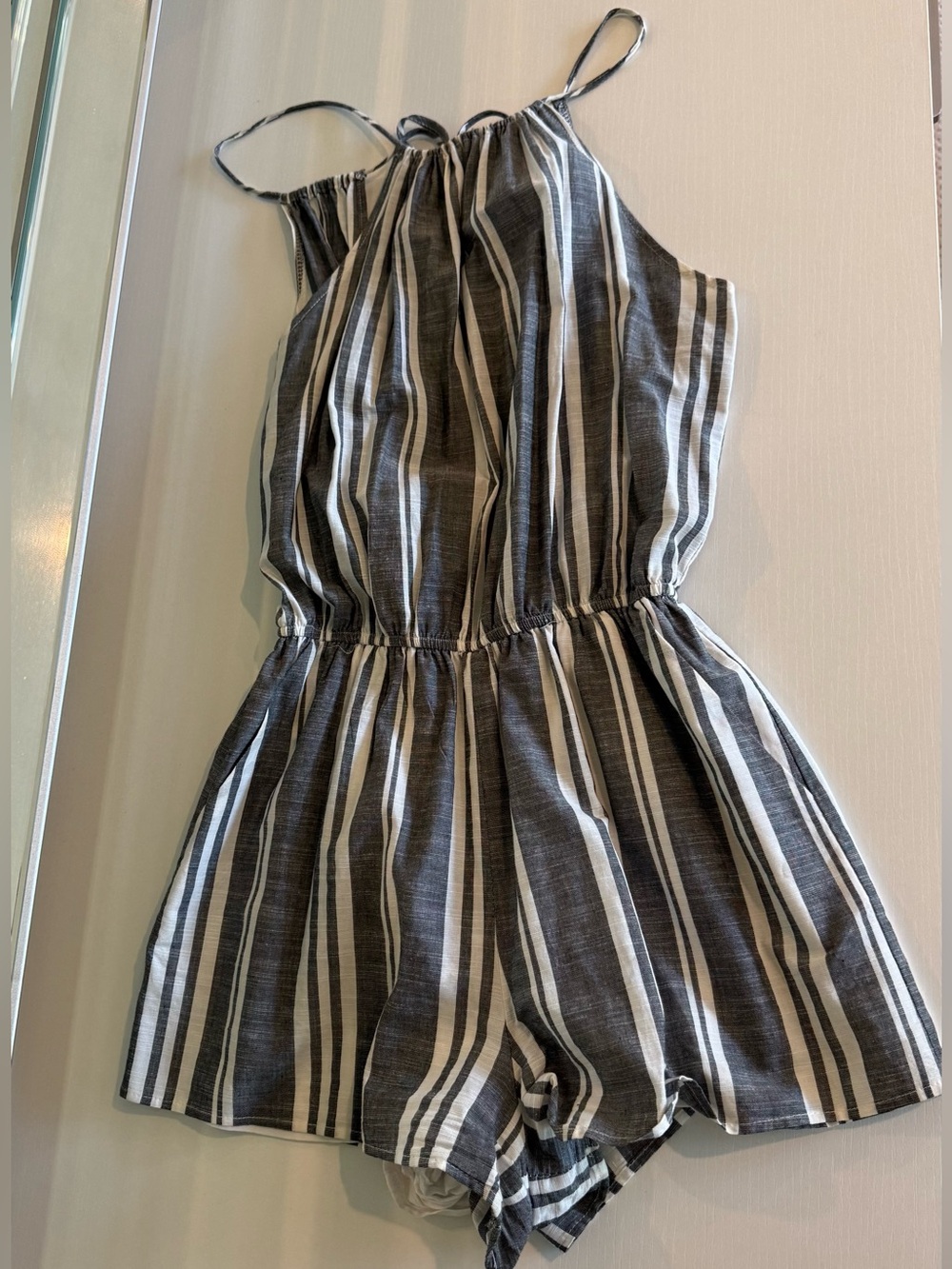 Aqua Bloomingdale’s Striped Romper